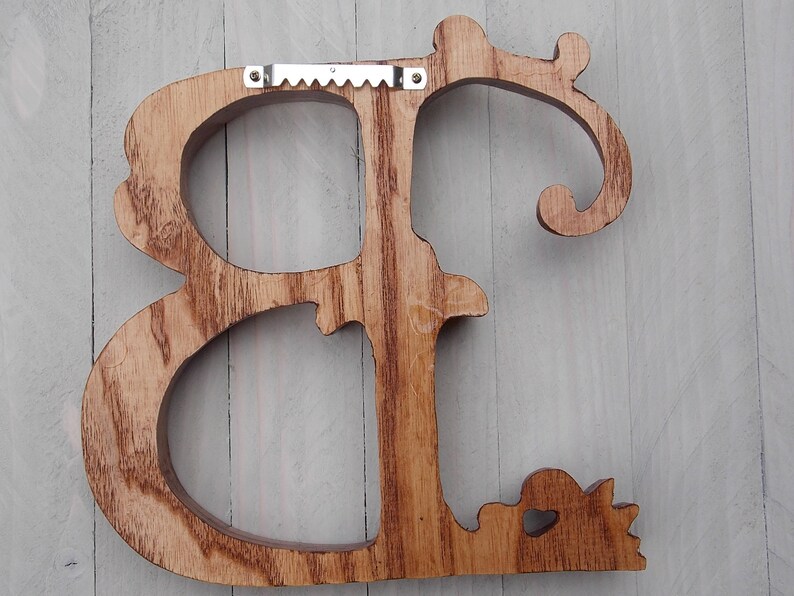 Letter B Wood Wall Art Wood Carving Wall Hanging or Furniture Etsy