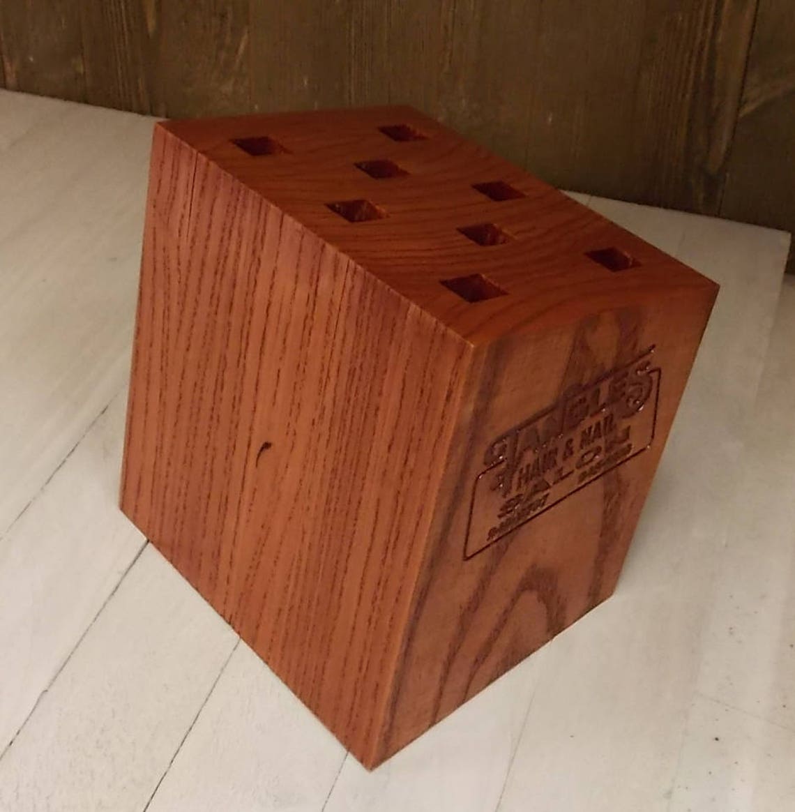 Shear Holder Wood Scissor Holder Scissor Storage Scissor Etsy