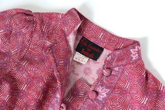 Ritu Kumar Vintage Block Print Cotton Dress - Emp… - image 10