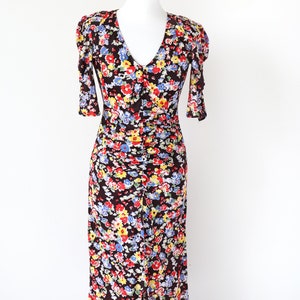 Bus Stop by Lee Bender Kleid - Vintage 1970er in 1940er Stil