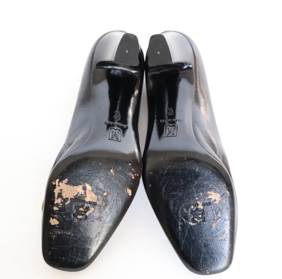 Bruno Magli Vintage Shoes - Black Leather - Pilgr… - image 7