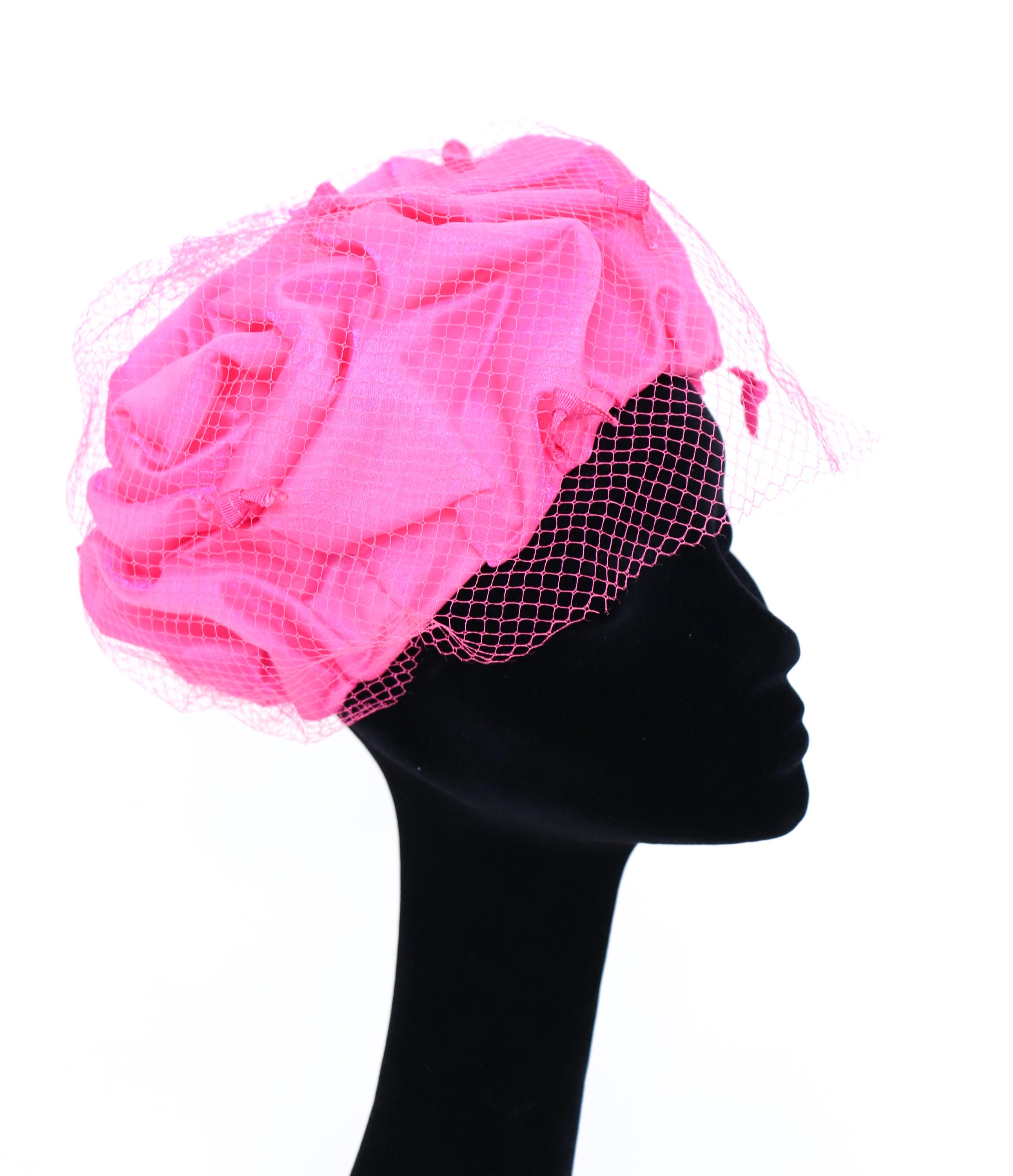 Vintage 60’s Edward Mann polka dot rain / bucket hat 60s Leopard Hat - Etsy main image 2