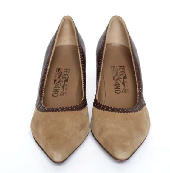 Salvatore Ferragamo Shoes - Beige / Brown - 7.5 -… - image 2