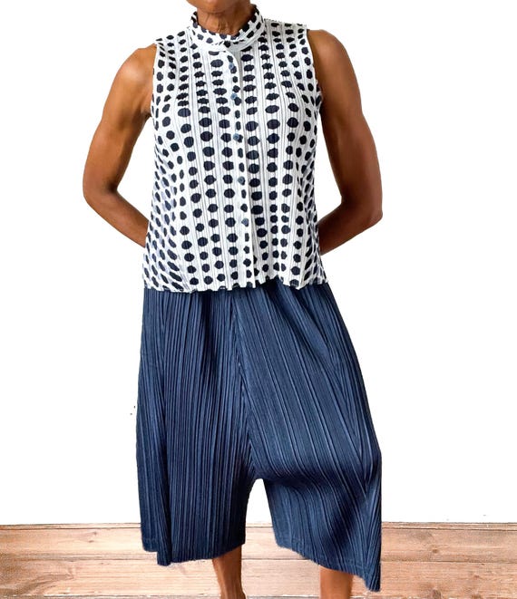 Issey Miyake Pleats Please Drop Crotch Trousers - Sarousel- Fit M