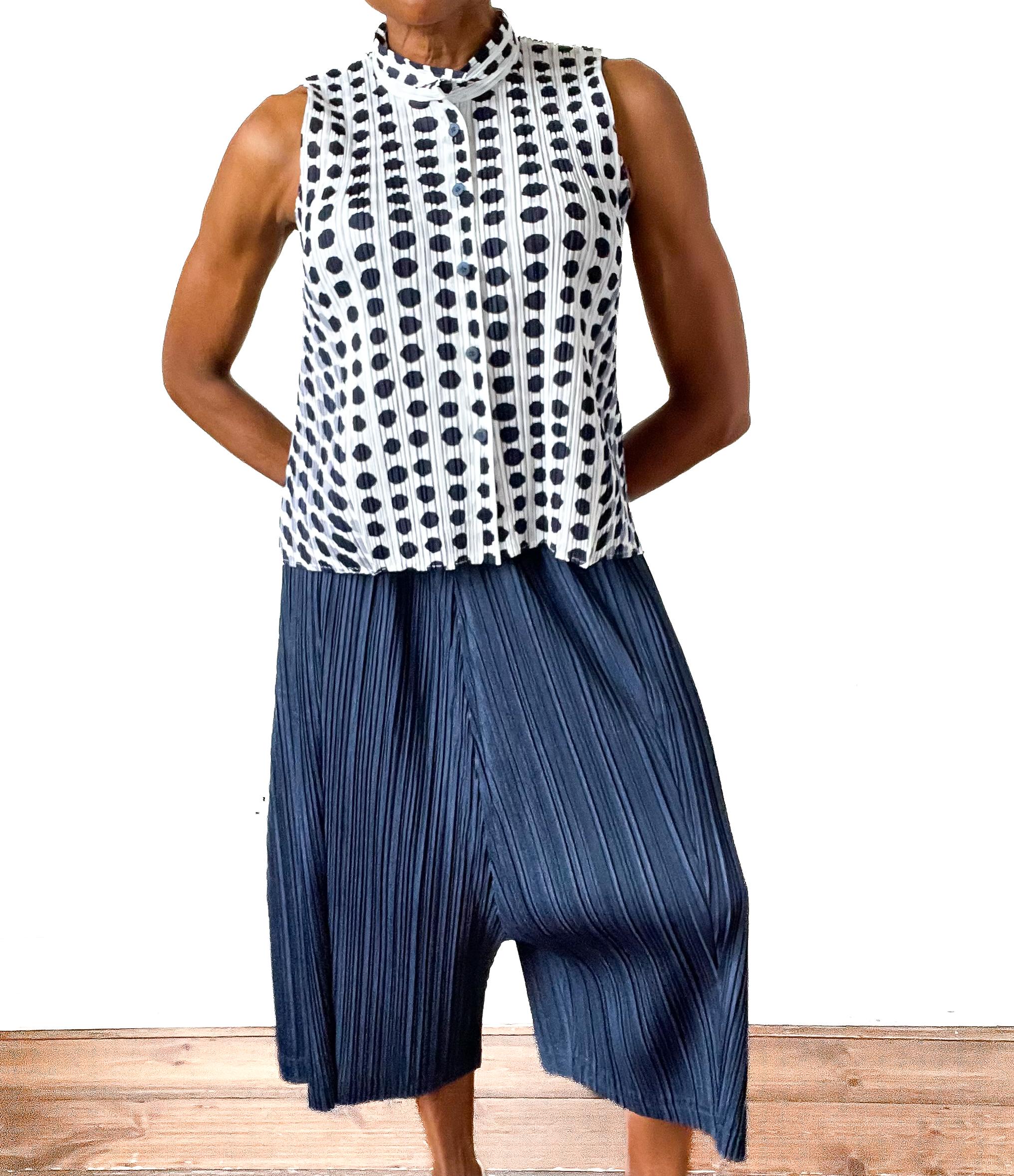Issey Miyake Pleats Please Drop Crotch Trousers - Sarousel- Fit M