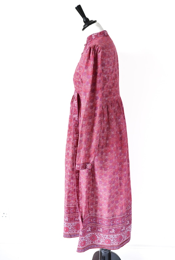 Ritu Kumar Vintage Block Print Cotton Dress - Emp… - image 7