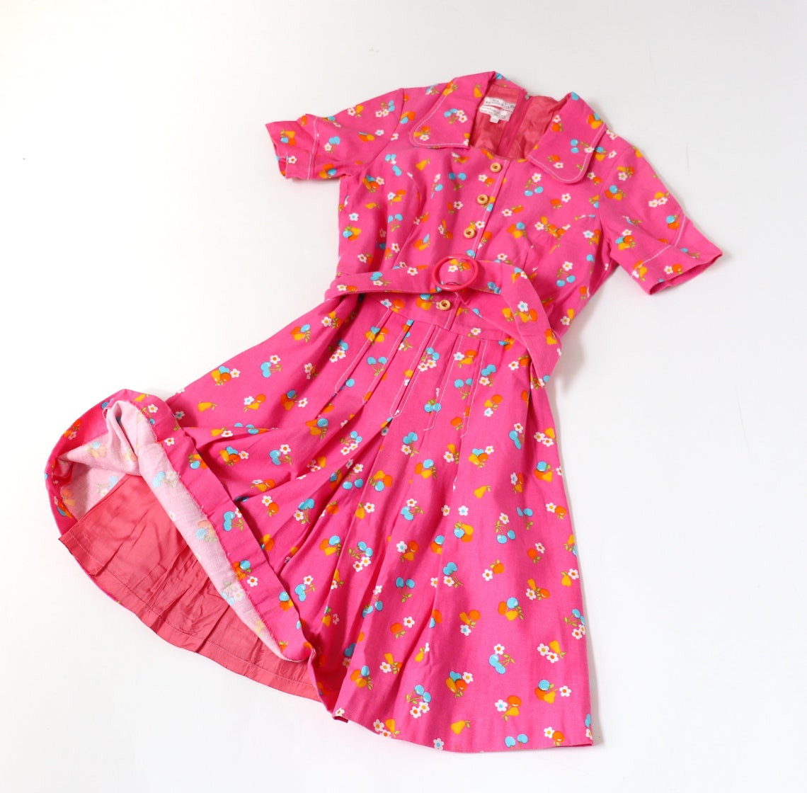 Mod Mini Dress - Pink - 1960's 1970's - Costume - Women - One Size main image 0