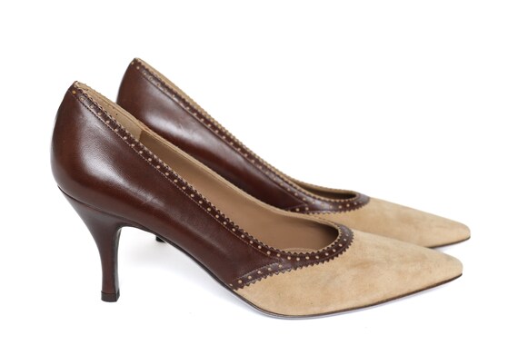 Salvatore Ferragamo Shoes - Beige / Brown - 7.5 -… - image 8