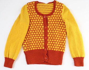 Vintage 80s Mustard Batwing Gold Tone 