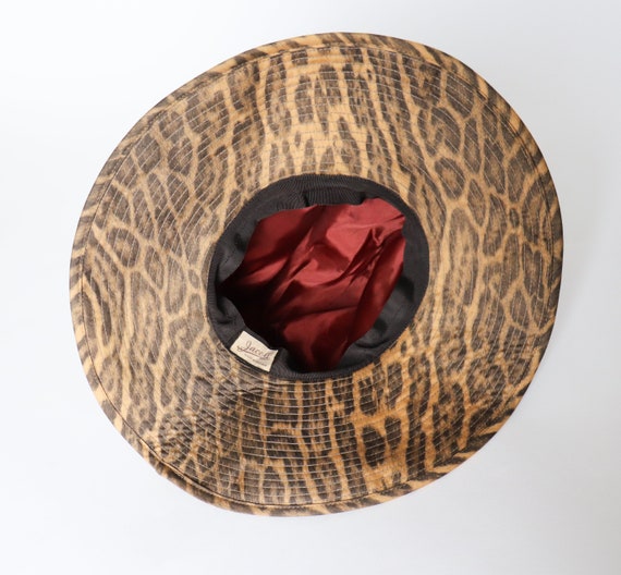 Foldable Sun Brim Hat - Leopard Print - Jacoll - … - image 9