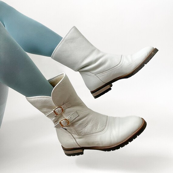 Biker boots russell and bromley clearance
