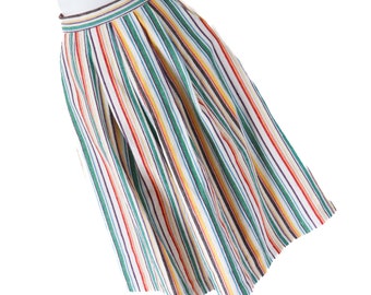 Valley of the Dolls Pasadena Stripe Skirt - Flared / Gathered - S / UK 8-10