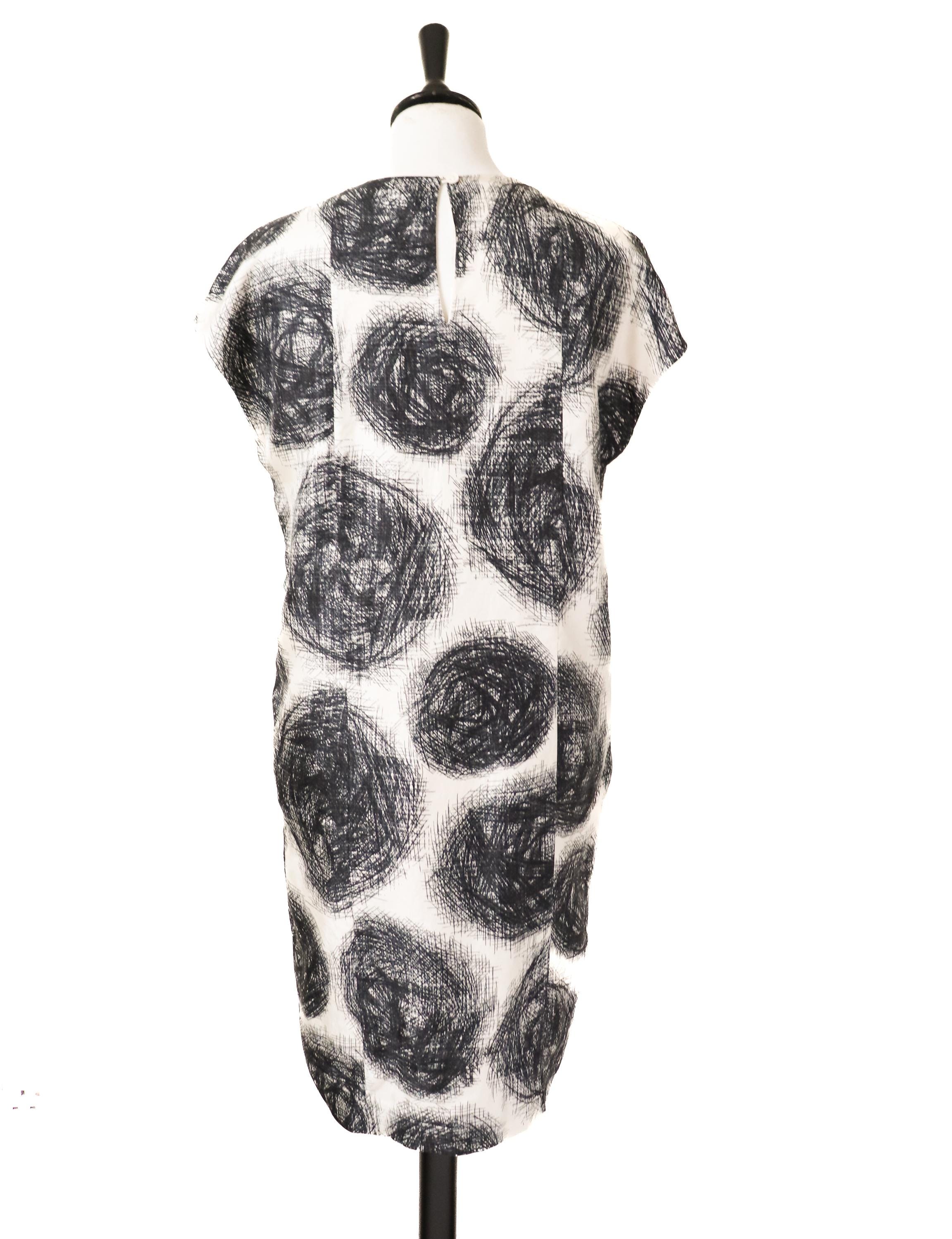 nicole farhi silk dress Nicole Farhi for Stephen Marks Silk Dress 1980s Copia Vintage