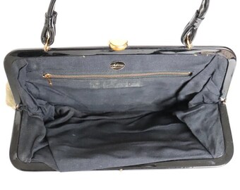 ハンドバッグ Fabric Handbag Vintage 1960s Top Handle Bag - Brocade Fabric - Medium