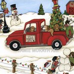 Winter Wienerland Dachshund Christmas Vintage Red Christmas Etsy