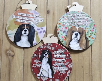 Cavalier King Charles Spaniel Dog Ornaments