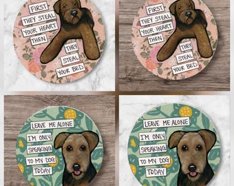 Airedale Terrier dog ornament