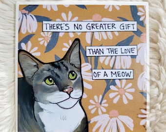 Greater Gift cat decorative coaster tile