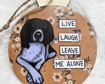 Brittany Spaniel dog ornaments