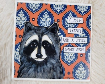 Raccoon tile