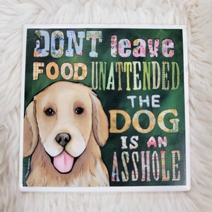 Golden Retriever tile