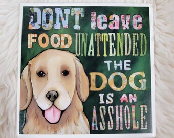 Golden Retriever tile