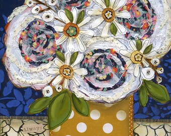 Always Remember, flower wall art print