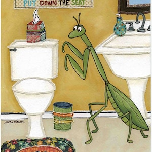 Prey You Learn, Preying Mantis wall art print