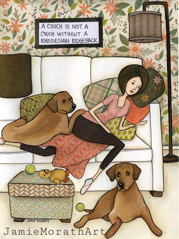 rhodesian ridgeback wall art