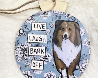 Sheltie dog ornaments