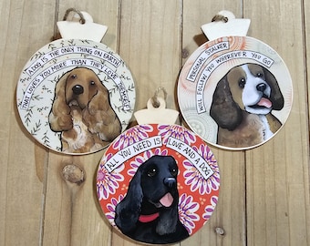 Cocker Spaniel Dog Ornaments