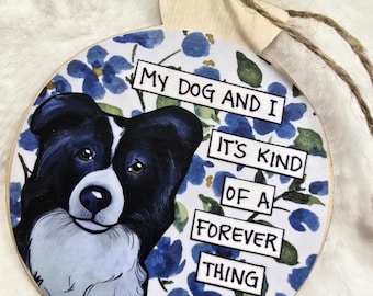 Border Collie Dog Ornaments