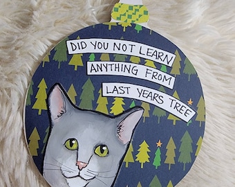 Cat ornament ORIGINAL