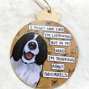 Springer Spaniel dog ornaments