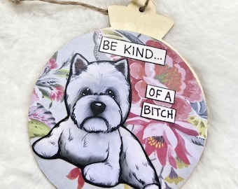 Westie dog ornaments