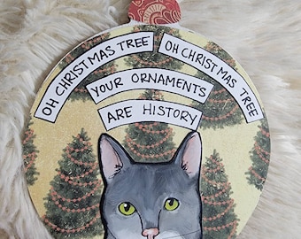 Cat ornament ORIGINAL