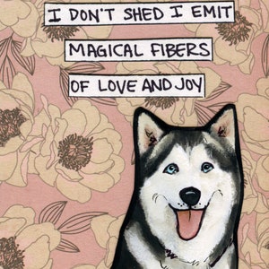 Magical Fibers Husky wall art print