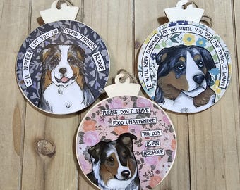 Australian Shepherd Dog Ornaments