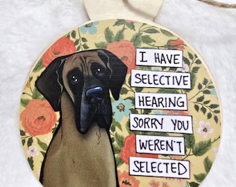 Great Dane dog ornaments