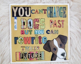Their Future, Jack Russell dog decorative tile