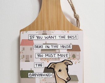 Greyhound cutting board