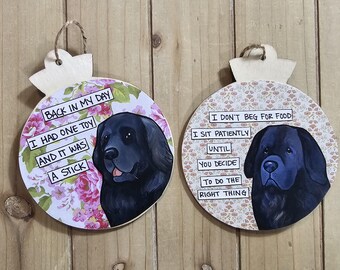 Newfoundland Dog Ornaments