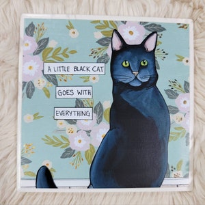 Everything cat decorative tile