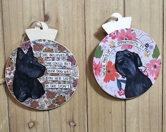 Scottish Terrier Dog Ornaments