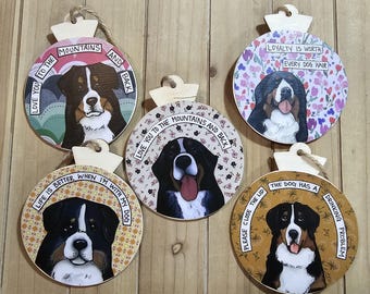 Bernese Mountain Dog Ornaments