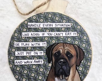 Mastiff Dog Ornaments