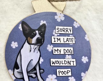 Rat Terrier dog ornaments