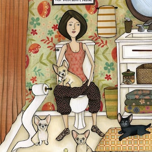 Chihuahua Mom, hond cadeaus aan de muur