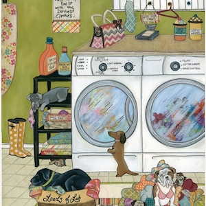 Most Memorable Days, dog wall art print