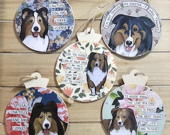 Sheltie Dog Ornaments